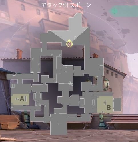 VALORANTのミニマップ